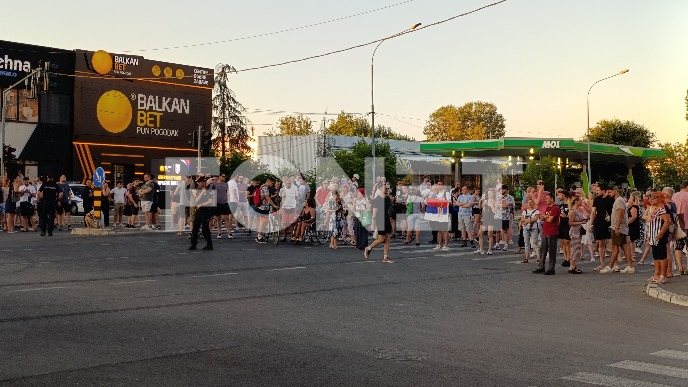 Blokada Višnjičke kod TC Big