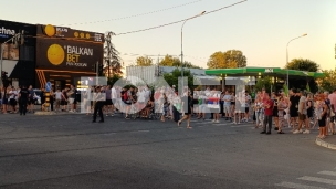 Blokada Višnjičke kod TC Big