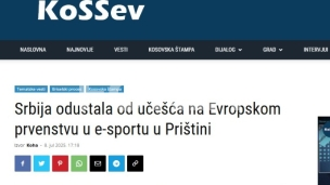 Prvenstvo bez učešća Srrbije
