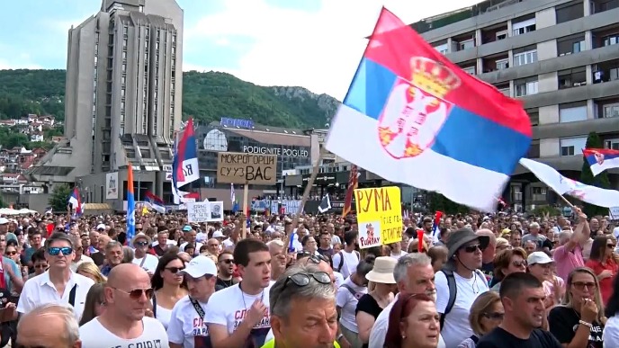 Poslednji sat protesta u Užicu