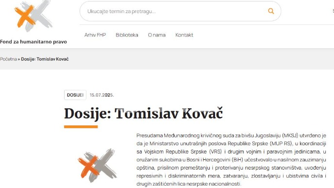 Dosije: Tomislav Kovač