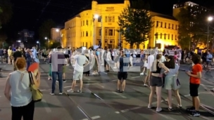 Skup završen tišinom kod Pravnog