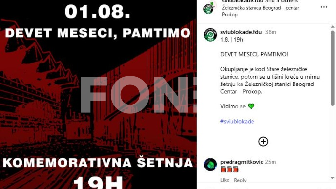 U petak šetnja do Prokopa 