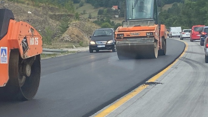 Radovi na magistralnom putu