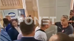 Sprečili ih da uđu u Skupštinu