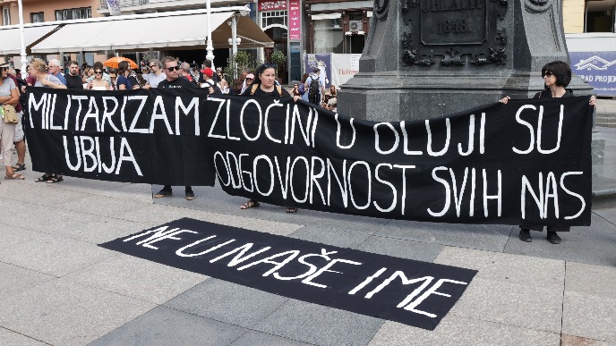 Antiratna akcija u Zagrebu