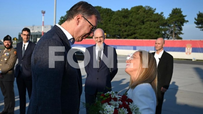 Vučić dočekao Meloni