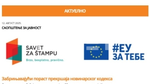 Kodeks prekršen 1.361 put