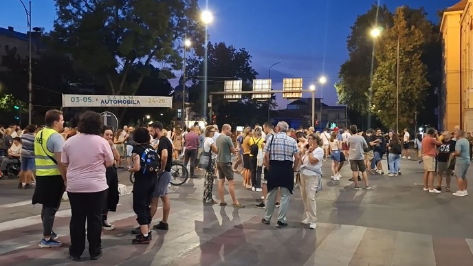Počeo protest u Nišu