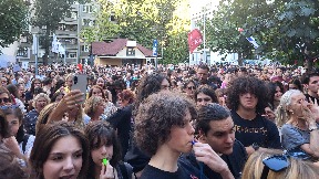 Protest ispred Pete gimnazije 