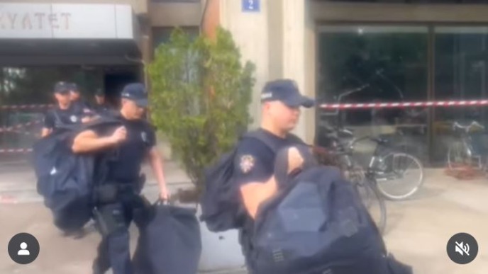 Policija izašla s fakulteta