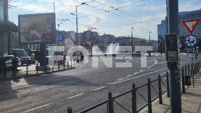 Popravka šina na Slaviji