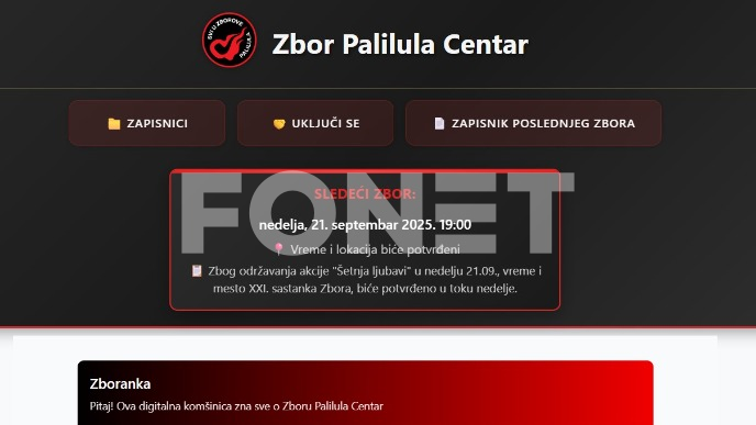 Šetnja ljubavi u nedelju