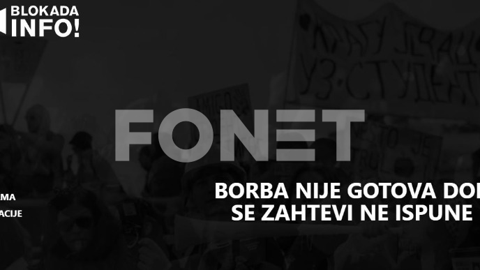 Blokada Info još bez opreme