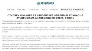 Prijave za stipendije
