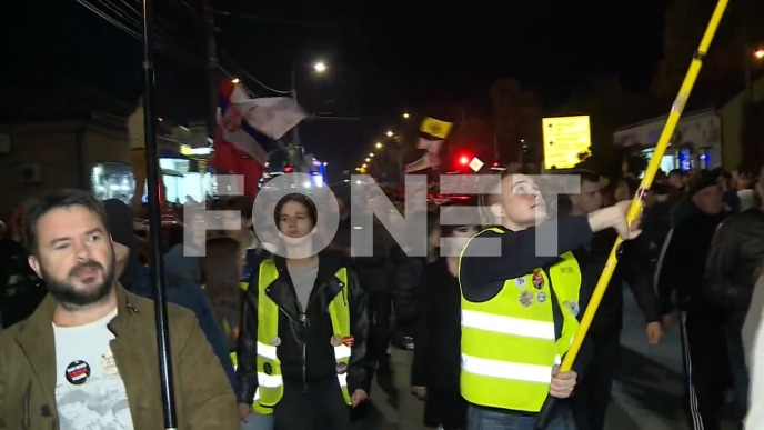 Studenti stigli u Obrenovac Studenti stigli u Obrenovac