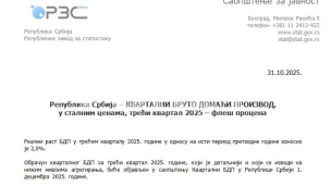 Fleš procena: BDP dva odsto