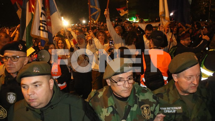 Doček kolone iz Zapadne Srbije