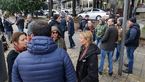 Protest ispred ministarstva