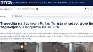 Na žičari zaglavljeno dvoje