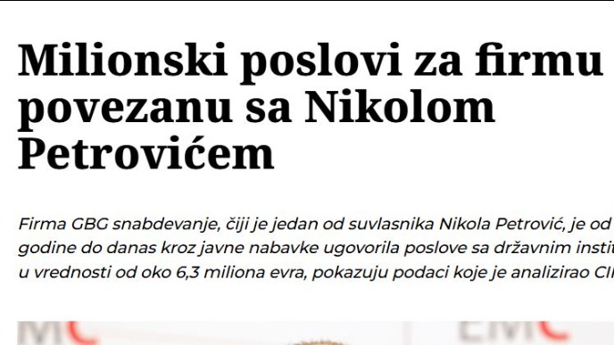 Poslovi za Petrovića