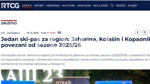 Isti ski-pas za tri skijališta