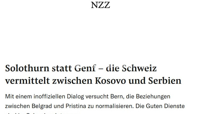 Švajcarska kao posrednik