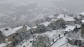 Sneg u Istri i na ostrvima