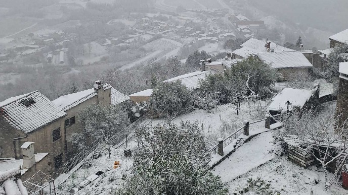 Sneg u Istri i na ostrvima