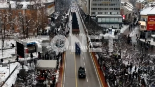 Liturgija i defile u Banjaluci
