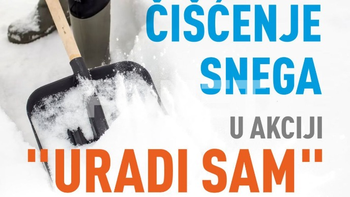 Čišćenje snega oko škola