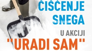 Čišćenje snega oko škola