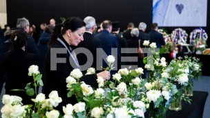 Dan žalosti, sahrana Ivanovića