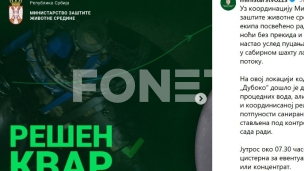 Ministarstvo: Saniran kvar