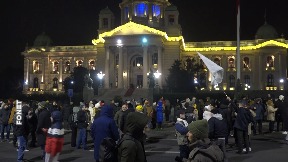 Skup ispred Skupštine Srbije