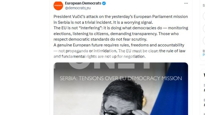 Vučićev zabrinjavajući signal