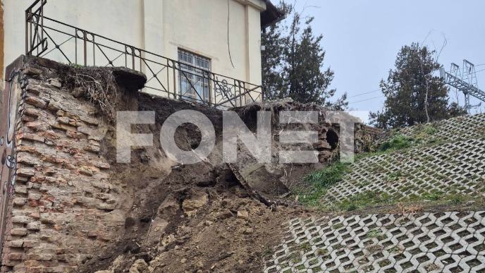 Urušavanje zid do podvožnjaka 