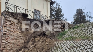 Urušavanje zida do podvožnjaka 