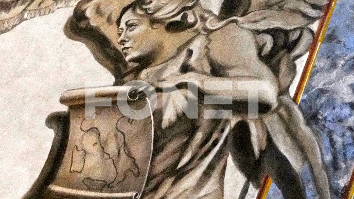 Izbrisan lik Meloni sa freske