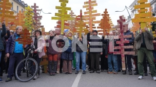 Protest zbog 0limpijskih igara