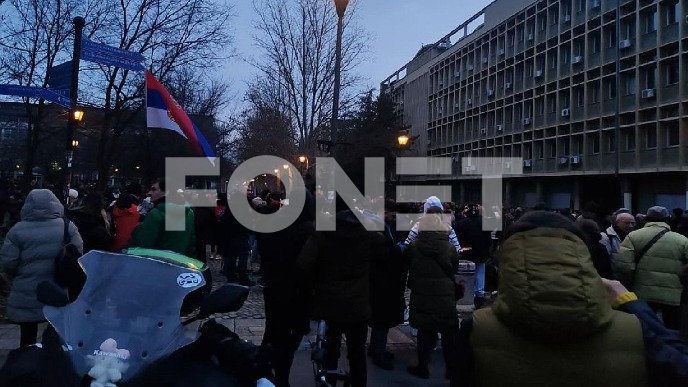 Protest uoč svečanosti