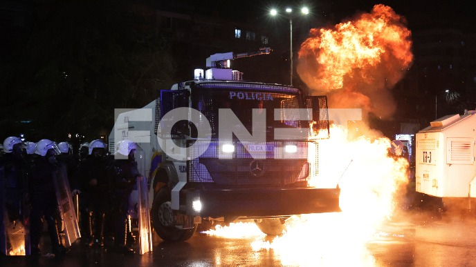 Antivladin protest u Tirani