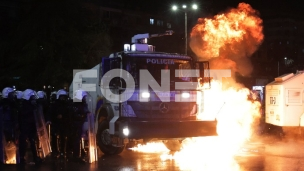 Antivladin protest u Tirani