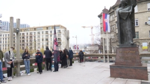 Građani ispred Palate pravde