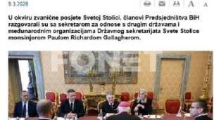 Poziv papi da poseti BiH