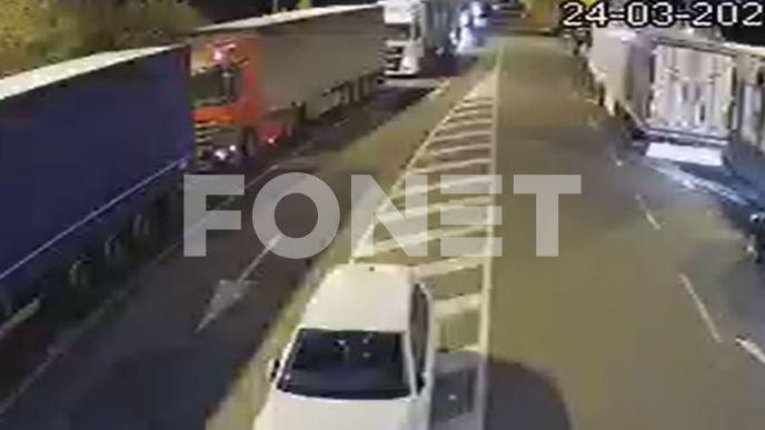 Kamioni i danas u kolonama 