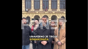 Uhapšeno troje posmatrača