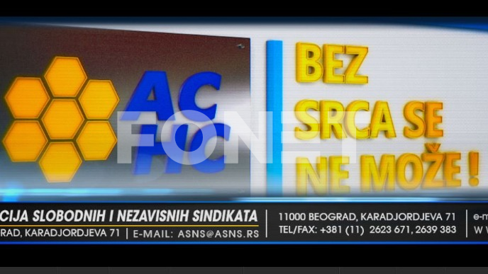 Protest sindikata ASNS