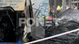 Žrtve požara nakon sudara