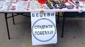 Štandovi u Pionirskom parku